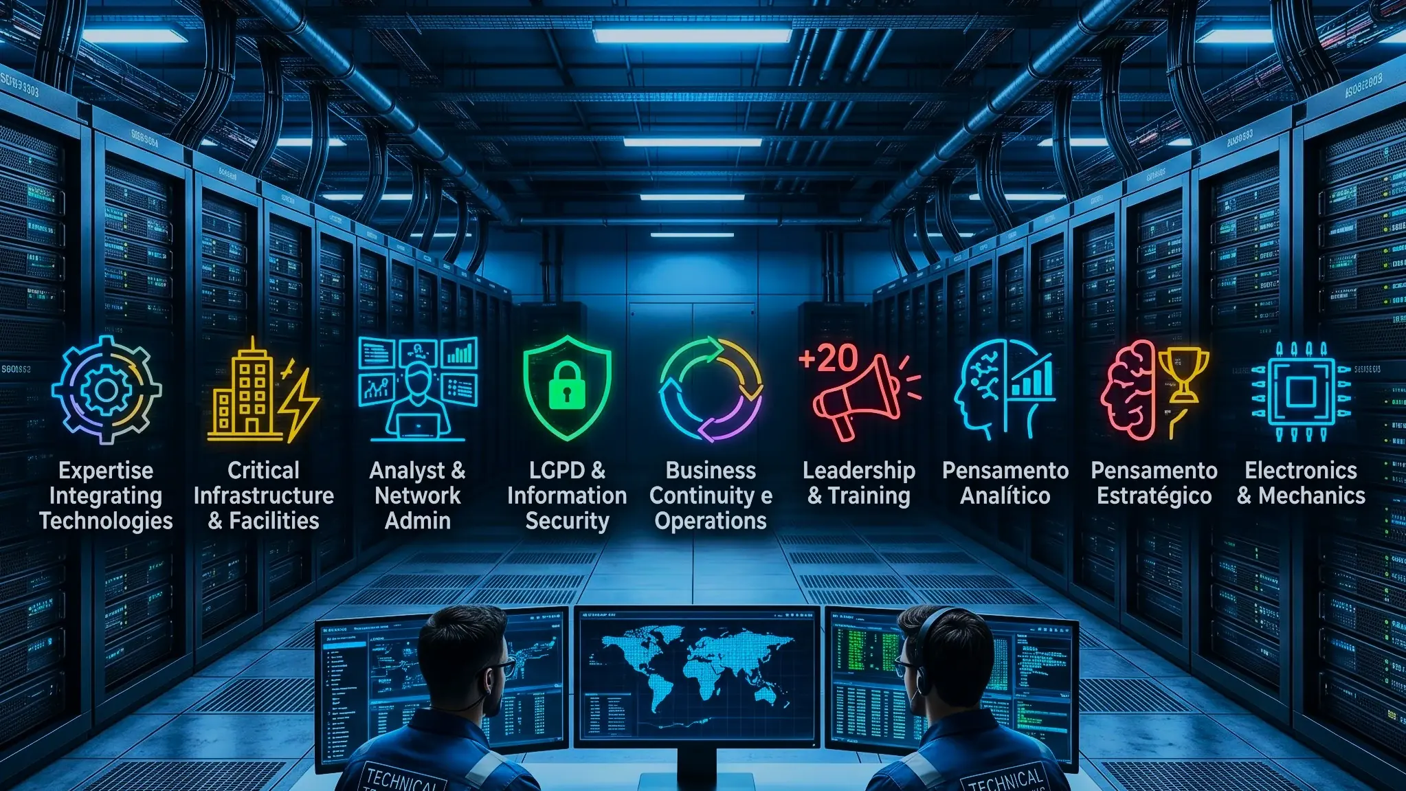 Infraestrutura crítica com foco em continuidade operacional